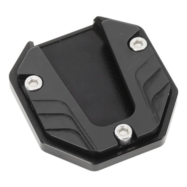 Almohadilla para Caballete de Moto, Aleación de Aluminio de Alta Resistencia Placa para Caballete de Moto PlacA Universal para Caballete Lateral de Moto