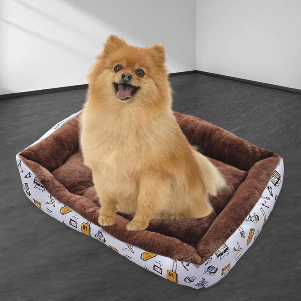 Cat Beds for Indoor Outdoor Small Dog Bed Self Warming Cat Beds Mat Warm Pet Pad Portable Cat Dog Mattress for Medium Small Pets Coffee L