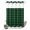Green, Black, Dark, variant on No Hook Shower Curtain, Orange Checked Shower Curtains for Bathroom with See Through Top Window, Farmhouse Buffalo Plaid Country Rustic Waterproof & Washable Bath Curtain Extra Long 72"x96"