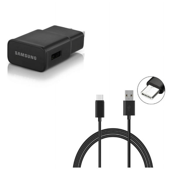 USB Adaptive Fast OEM Home Charger w Power Cord Type-C 10ft USB Cable D6X for Samsung Galaxy Tab Active Pro S6 10.5 S5e 10.5 S4 10.5 Note 10 Plus A 10.1 (2019) Fold A20 A10e - Sony Xperia 5