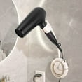 thumbnail image 5 of EGNMCR Lazy Hair Dryer Rack With Rotating Bracket, Hands-free Hair Dryer Rack, Wall-mounted Hair Dryer Rack, Adhesive Wall-mounted Hair Dryer Rack, Save Bathroom Space wall mounted storage, 5 of 5