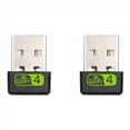 thumbnail image 1 of 2X Adaptador WiFi USB, 2.4G De Banda ÚNica De 150 Mbps, Mini Tarjeta De Red InaláMbrica WiFi Dongle Para Computadora PortáTil / Escritorio / PC, Compatible Con 10/8 / 8.1, 1 of 5