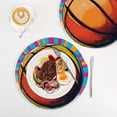thumbnail image 4 of A Basketball Trivet Mats Woven Pot Holders 3Pcs Non-Slip Heat Resistant for Hot Pots Pans Pats, 4 of 6