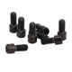 thumbnail image 5 of Riesgo 8 unids montaña bicicleta pedal pernos aleación de titanio antideslizante bicicleta pedal tornillos pernos espárragos tacos m4x8mm negro, 5 of 8