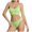 hwj# Green773, variant on Huowey Bras For Women No Underwire Solid Color Ribbed Knit Set U-Neck Thin Spaghetti Strap Wireless Crop Bralette Low Rise Briefs Stretch Brassiere,Green