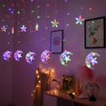 thumbnail image 1 of Moon Star Led Light String Eid Mubarak Ramadan Decoration For Home Party Decor Kareem Ramadan And Eid Decor, 1 of 7