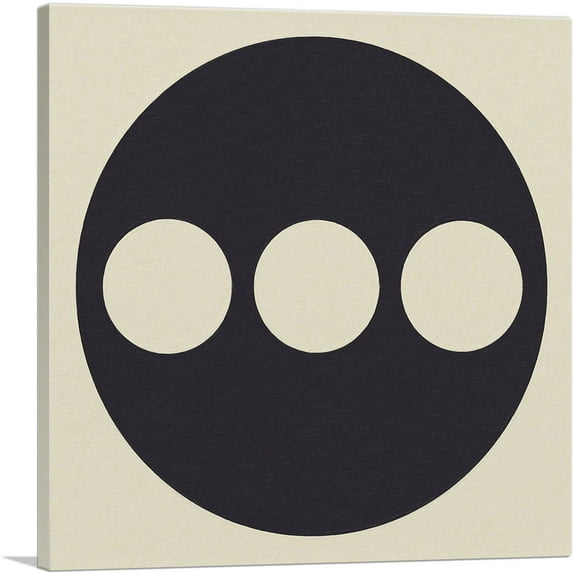 ARTCANVAS Mid-Century Modern Dot Dot Dot Canvas Art Print - Size: 26" x 26" (1.50" Deep)