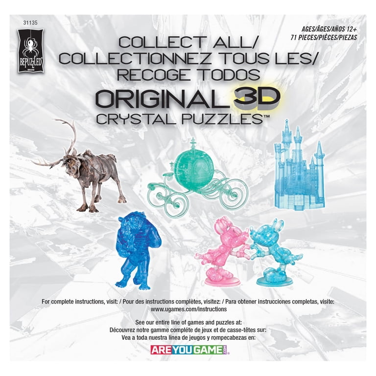 Cinderella's Carriage Original 3D Crystal Puzzle by BePuzzled