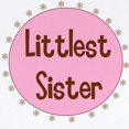 thumbnail image 2 of CafePress - Littlest Sister Infant Bodysuit - Baby Light Bodysuit, Size Newborn - 24 Months, 2 of 4