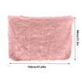 thumbnail image 3 of Wuztai Soft Warm Faux Throw Blanket, Super Soft Microfiber Sofa Blanket, Cozy Double-Sided Nap Blanket for Bed Couch Car Decor, 3 of 7