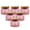 Pink, variant on LINGSHINE 4 oz Pink Mini Glass Jars with Airtight Bamboo Lids, Sunflower Embossed, 12 Count, Food Storage, Candle Making, Home Decor, Favors Gift