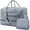 Grey, variant on Livhil 2pcs Womens Overnight Bag, Carry on Weekender Bag with Shoe Compartment for Business Trips Sport Hospital, Black