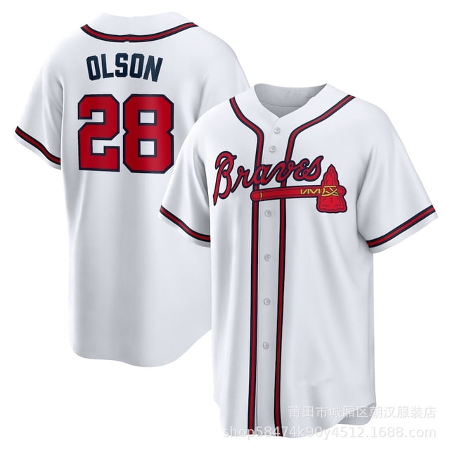 Warriors 27Riley/13Acuna Jr./8Rosario Red Baseball Jersey