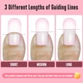 thumbnail image 4 of Uñas para dedos del pie de doble forma NOVO OVO, 300 unidades, para poligel, color rosa, 4 of 8