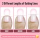 thumbnail image 4 of Uñas para dedos del pie de doble forma NOVO OVO, 300 unidades, para poligel, color rosa, 4 of 8
