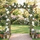thumbnail image 5 of Guirnalda de hojas de rosa artificiales, flores de ratán sintético | Cortina flexible para arco, dintel y pérgola | Decoración para bodas, exteriores y hogar | Arreglo de mesa de plástico para puerta, 5 of 6