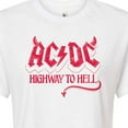 thumbnail image 3 of ACDC - Highway To Hell - Juniors Cropped Cotton Blend T-Shirt, 3 of 5