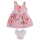 thumbnail image 2 of Ropa de verano para muñecas americanas de 18 pulgadas: vestido y calzoncillos con estampado de dibujos animados. Floral, 2 of 9