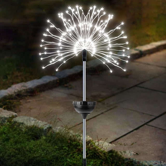 Luz De Tierra Luz De Tierra 120Led Interruptor Automático Luz De Ambiente De Césped Solar Para Jardín
