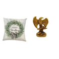 thumbnail image 1 of Funda de almohada,Funda de almohada navideña 2023 de 18 x 18 pulgadas,suave para interiores,Escultura,Estatua de resina,figura decorativa para el hogar.,Esculturas de animales coleccionables, 1 of 8