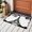 Black, White, variant on Area Rug for Living Room, Vintage Paris Non-Slip Indoor Large Carpet for Bedroom/Dining Room, Chic Shabby Retro Landscape Black White Washable Low-Profile Rectangle Floor Mat Runner Rugs - 3 x 5 Ft