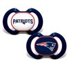 BabyFanatic Officially Licensed Unisex Pacifier 2-Pack - NFL New England Patriots
