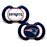 BabyFanatic Officially Licensed Unisex Pacifier 2-Pack - NFL New England Patriots