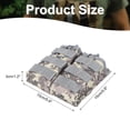 thumbnail image 2 of Uxcell Outdoor Multipurpose Open Top Double Pouch for Outdoor Activities Gray Camouflage, 2 of 6
