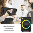 thumbnail image 3 of For iPad Mini 5th/4th Generation Case 7.9 inch 2019/2015, 360 Rotating Shockproof Cover with Stand, Screen Protector, Shoulder Strap, Black, 3 of 7