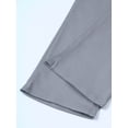 thumbnail image 6 of TiaoBug Kids Boys Gentleman Suit Pants Elastic Waistband Pull-On Trousers Wedding Party Formal Uniform Grey 12, 6 of 7