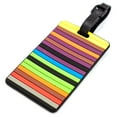 thumbnail image 4 of Colorful Luggage Tags/Card Holder/Bag Tags/ID Tags - 2 Set (Colorful Stripes), 4 of 4