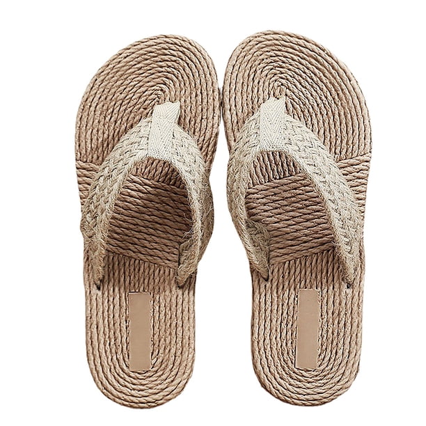 ColoMX 1 par de zapatillas de estilo japonés zapatillas para el hogar Sandalias cubiertas para el verano