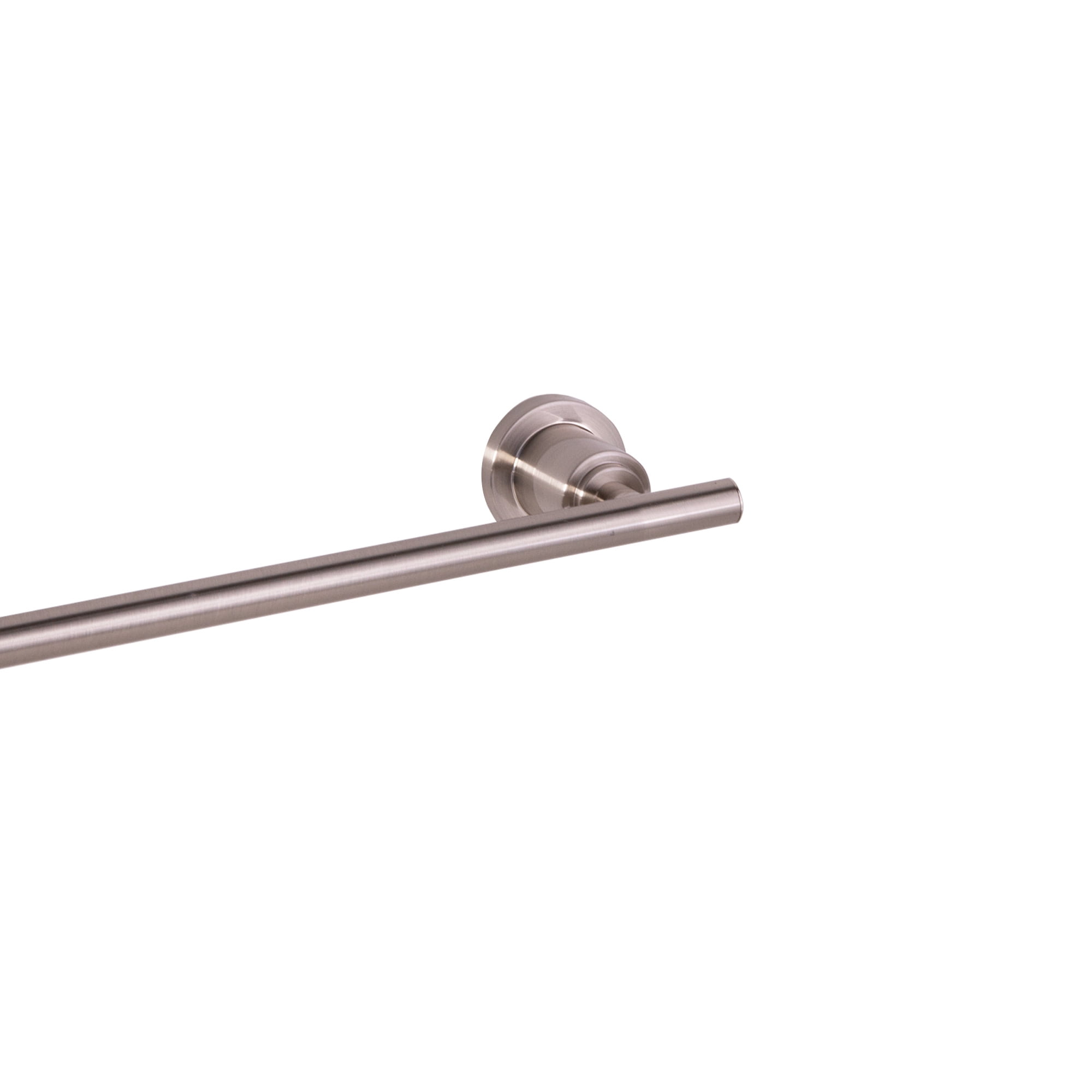 Design House Geneva Modern Bathroom 24" Towel Bar, Satin Nickel