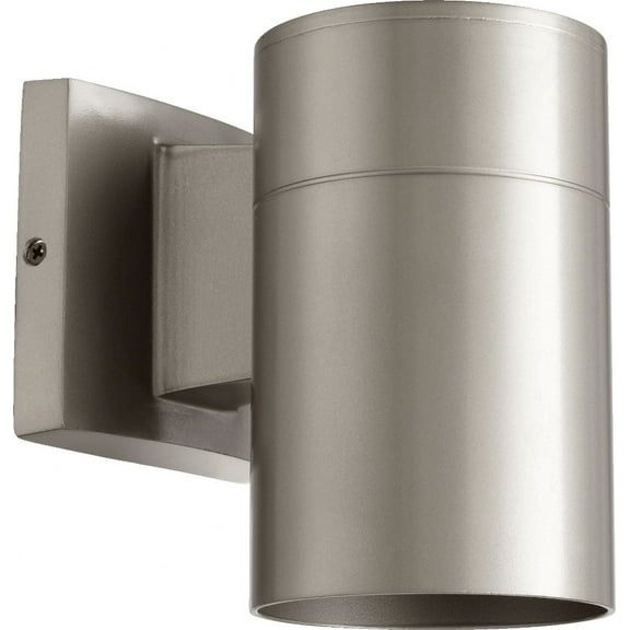 Quorum Lighting Cylinder Outdoor Wall Sconce, 1 Light, Graphite