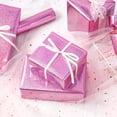 thumbnail image 4 of Pink Holographic Wrapping Paper Roll for Girls, Valentine's Day Stars Gift Wrap Birthday, Wedding, Mother's Day, Christmas, 17 Inches x 16.4 Feet, 4 of 4