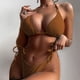 thumbnail image 2 of Conjunto de bikini de dos piezas cómodo con contraste de pecho alto para mujer OAVQHLG3B Store  lin121212, 2 of 4