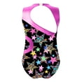 thumbnail image 2 of vastwit Leotard for Girls Gymnastics Ballet Dance Unitard Metallic Athletic Dancewear Bodysuit Starry Black 8, 2 of 5