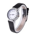 thumbnail image 4 of Exquise Petite Mode Simple Femmes Robe Montre en Cuir Rétro Mini Montre-Bracelet (Noir), 4 of 14