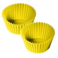 thumbnail image 2 of Premium Silicone Cupcake Liners 2.8 Inch, Reusable Baking Cups, Non-Stick Muffin Molds in 6 Rainbow Colors, Oven Microwave Freezer Safe, Easy Clean, Holiday Baking , Egg Cooking And Baking Cups 2 Pcs, 2 of 5