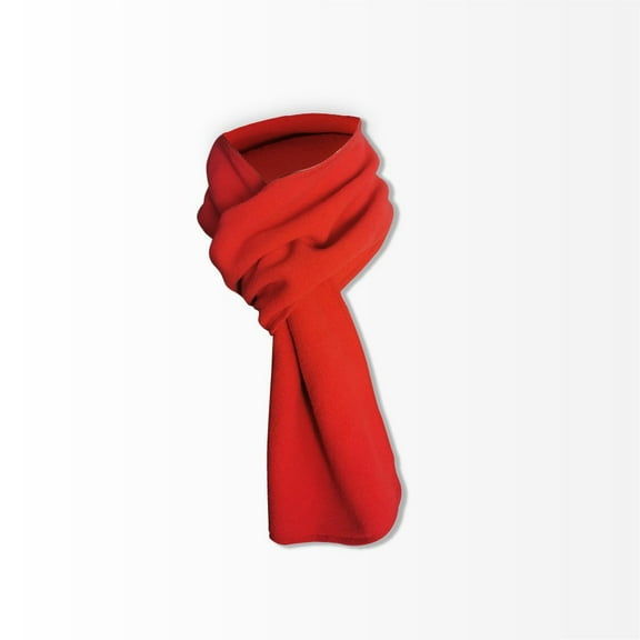 XmhyTop-A Polar Fleece Scarf Winter Warm Solid Color Scarf, Soft Cold Weather Scarf for Daily Casual Use, 1 Piece, Cold Weather Scarves Wraps,Red
