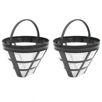 2Pack No.4 Reusable Coffee Maker Basket Filter for Filters, Fit Most 8-12 Cup Machine