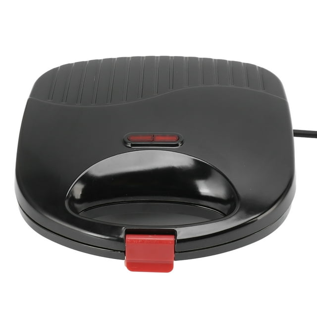 750W Panini Press Grill Electric Nonstick Toaster Fast Baking Compact Kitchen Gift for Baking Cooking Lovers Camping Travel