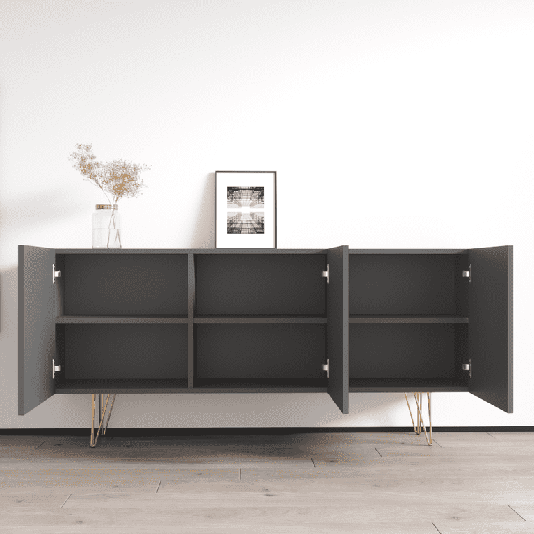 Meble Furniture Giza 3D 63 Sideboard Gray