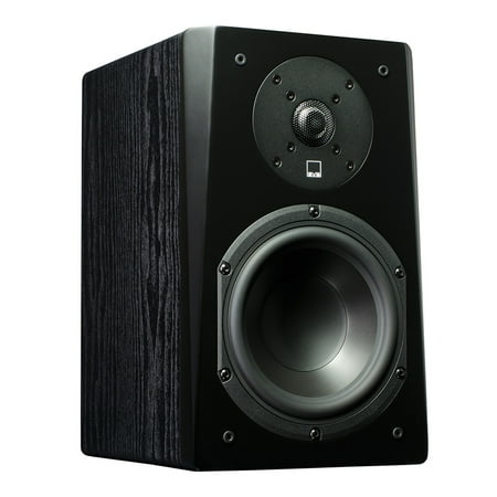 SVS - Prime 6-1/2" 2-Way Bookshelf Speaker (Each) - Black Ash