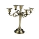 thumbnail image 2 of Candelabro de 5 brazos, candelabro , candelabro de Metal Vintage decorativo para boda, candelabro de pilar para decoración de comedor Dorado, 2 of 9