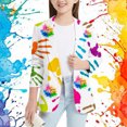 thumbnail image 2 of Icvfdpl Girls Tshirts,Kids Boys Lashed Ink Printed Personality Suit Jacket Comfortable Dailywear,13-14 Years, 2 of 4