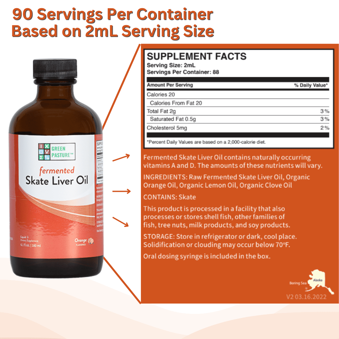 Green Pasture Fermented Skate Liver Oil