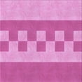 thumbnail image 1 of Ahgly Company Indoor Square Patterned Violet Purple Area Rugs, 4' Square, 1 of 6