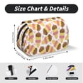 thumbnail image 5 of Kdxio Cute Ice Cream for Double Compartment Pen Case Oxford Organizer with Zipper Pockets for Students Artists, 5 of 7
