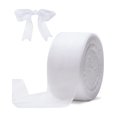thumbnail image 1 of Cinta de organza FAKILO de 5 cm de ancho, color blanco, rollo de 46 m, 1 of 7